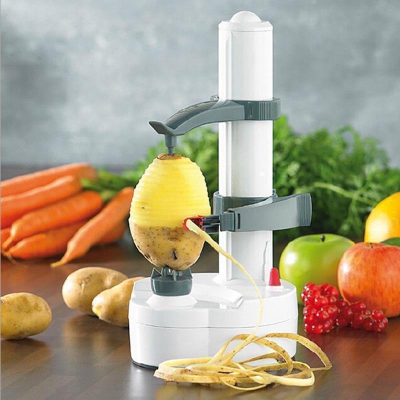 Electric Automatic Peeler Potato Fruit Vegetables Peeling Machine Rotate Peeler
