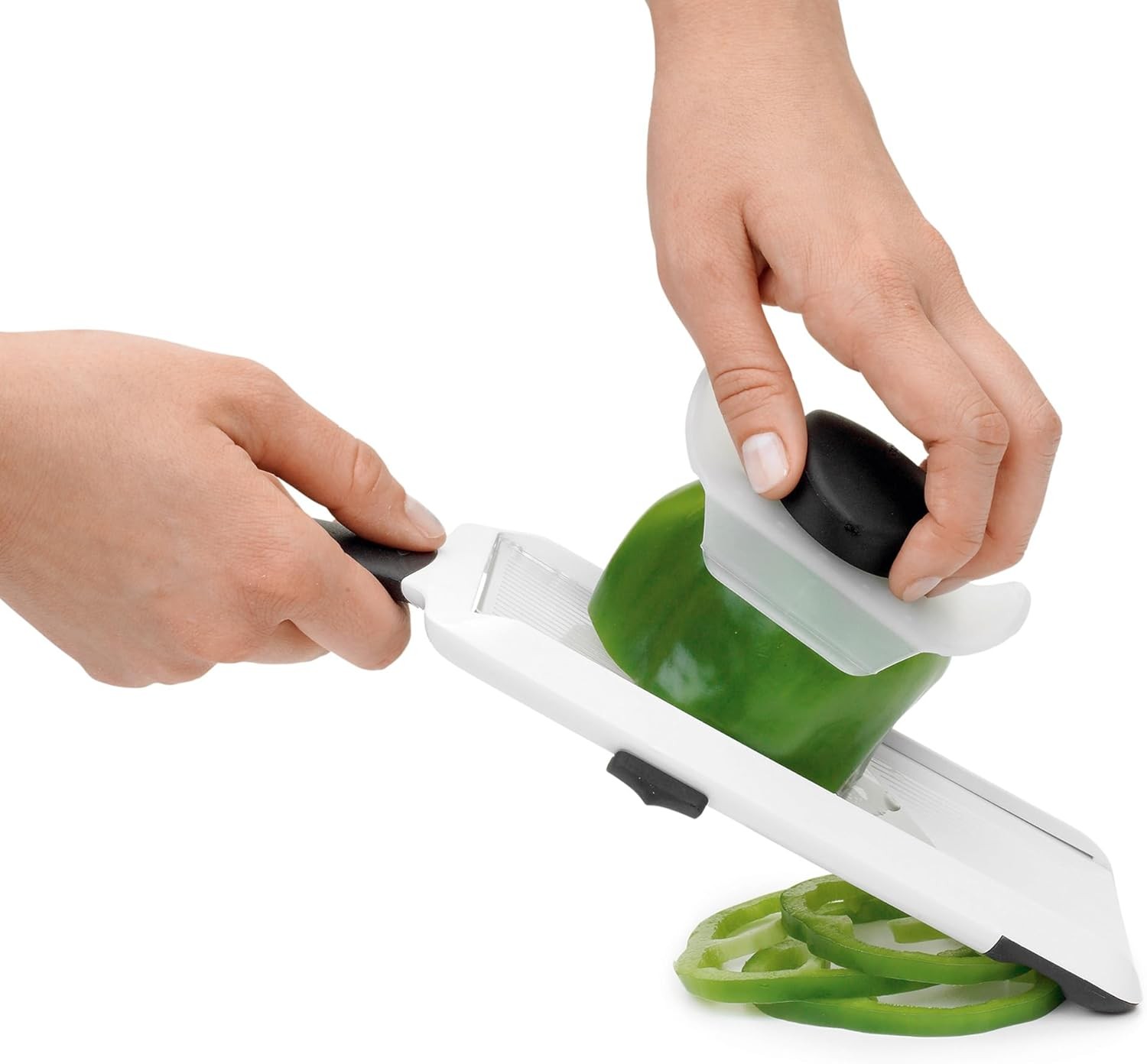 OXO Good Grips Handheld Mandoline Slicer for Kitchen,Adjustable Vegetable Slicer