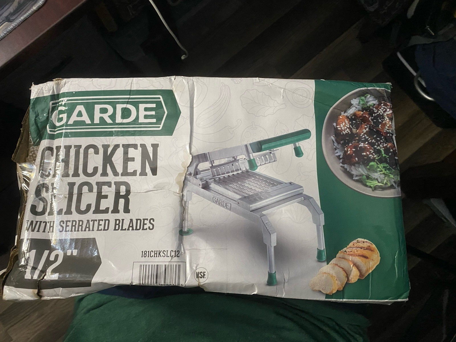 Garde CHKSLC12 Serrated Blade Cooked Chicken Slicer 1/2″