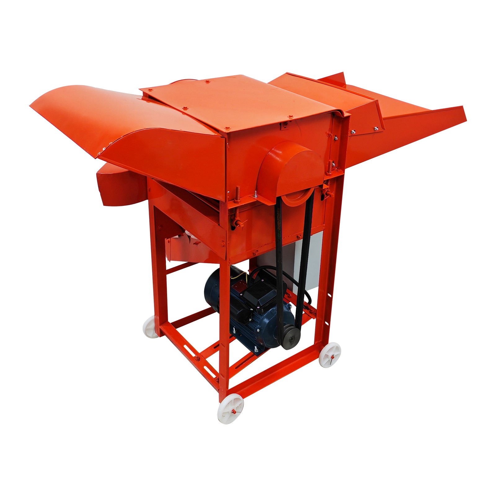 220V Grain Hulling&Peeling Machine Thresher Sheller for Rice Wheat 400-600kg/h
