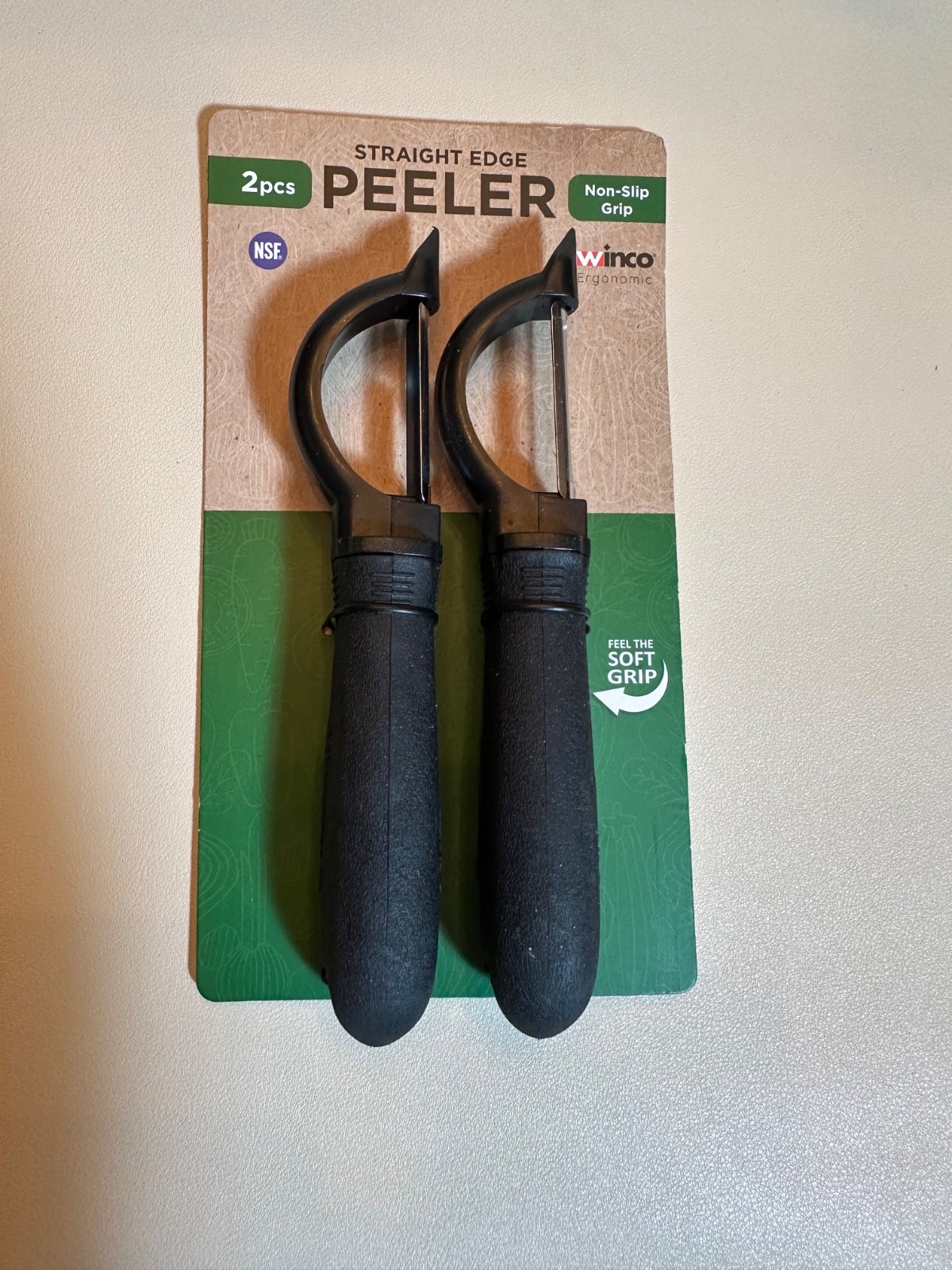 Winco Straight Edge Peeler – 2 Pack – VP-303-C2