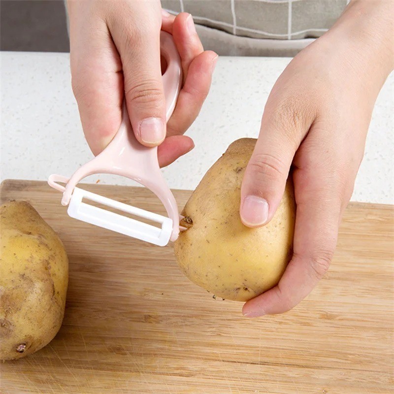 Vegetable Peeler Ceramic 4 Color Fruit Potato Carrot Kitchen Gadget Tool