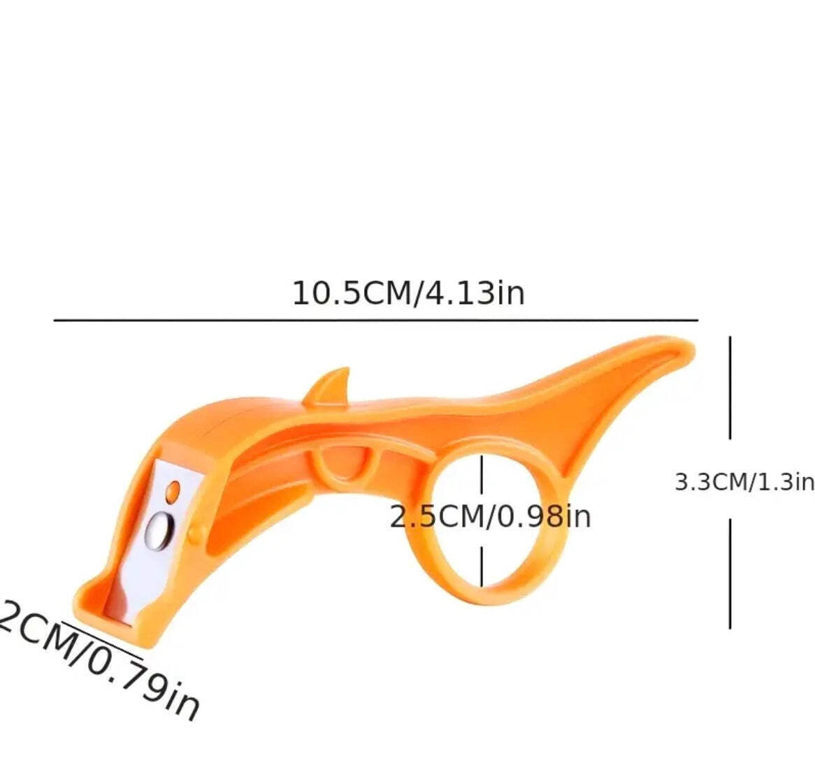 1 pc Multi Use Fruit Peeler Veggie Peeler Multifunctional Peeler With Ring Handl