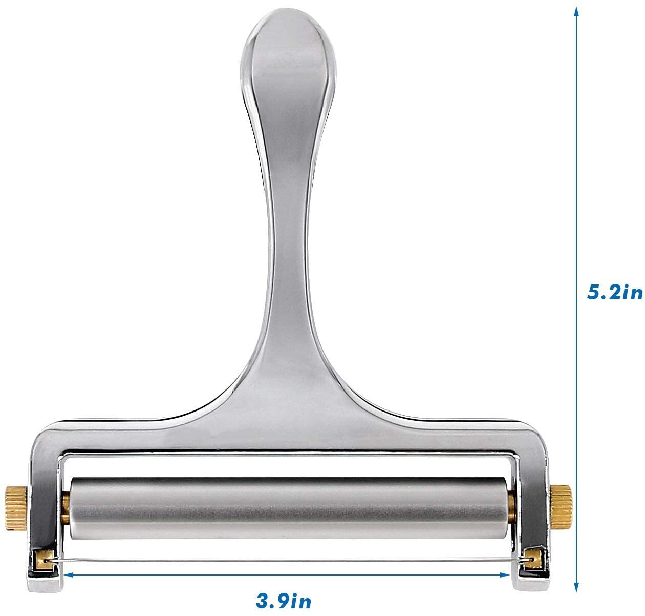 Thickness Adjustable Wire Cheese Slicer Cutter Stainless Steel-SEE VIDEO