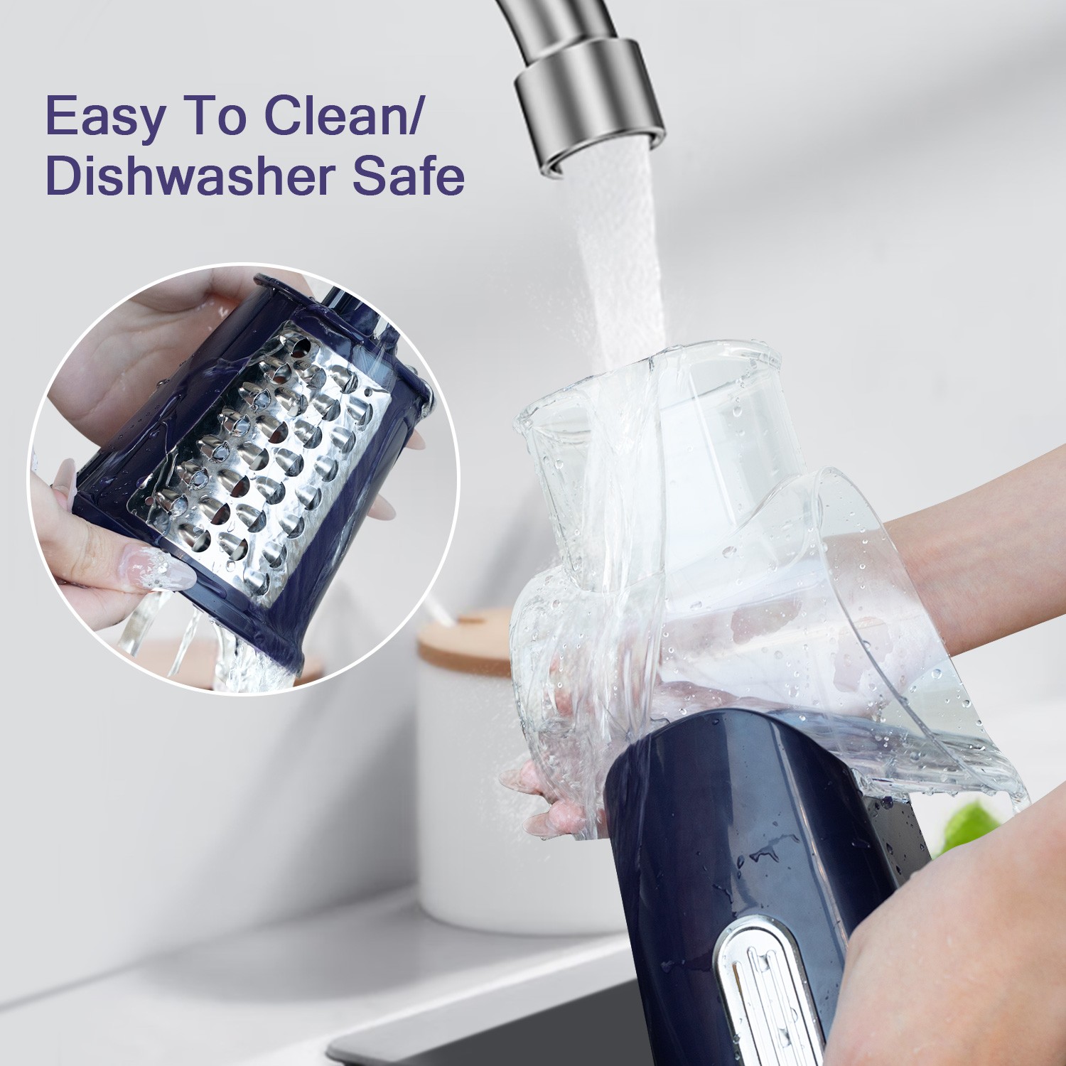 Ultimate Kitchen Tool: 5-Blade Chopper/Dicer/Slicer – Multi-Functional