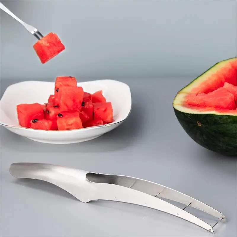 Stainless Steel Watermelon Slicer, Watermelon Cutter, Fruit, Melon Cutter Tool