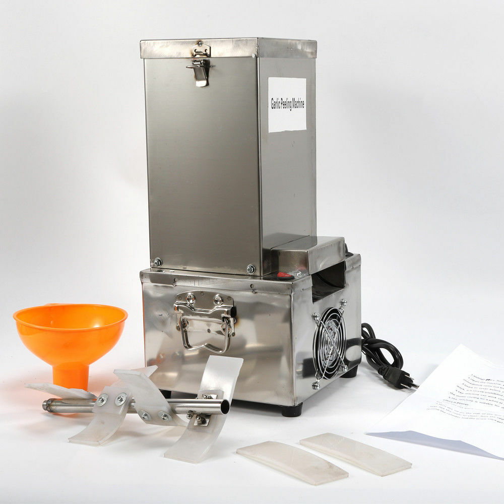 Techtongda Kitchen Electric 110V Garlic Peeler Machine 25-30kg/h 180W New