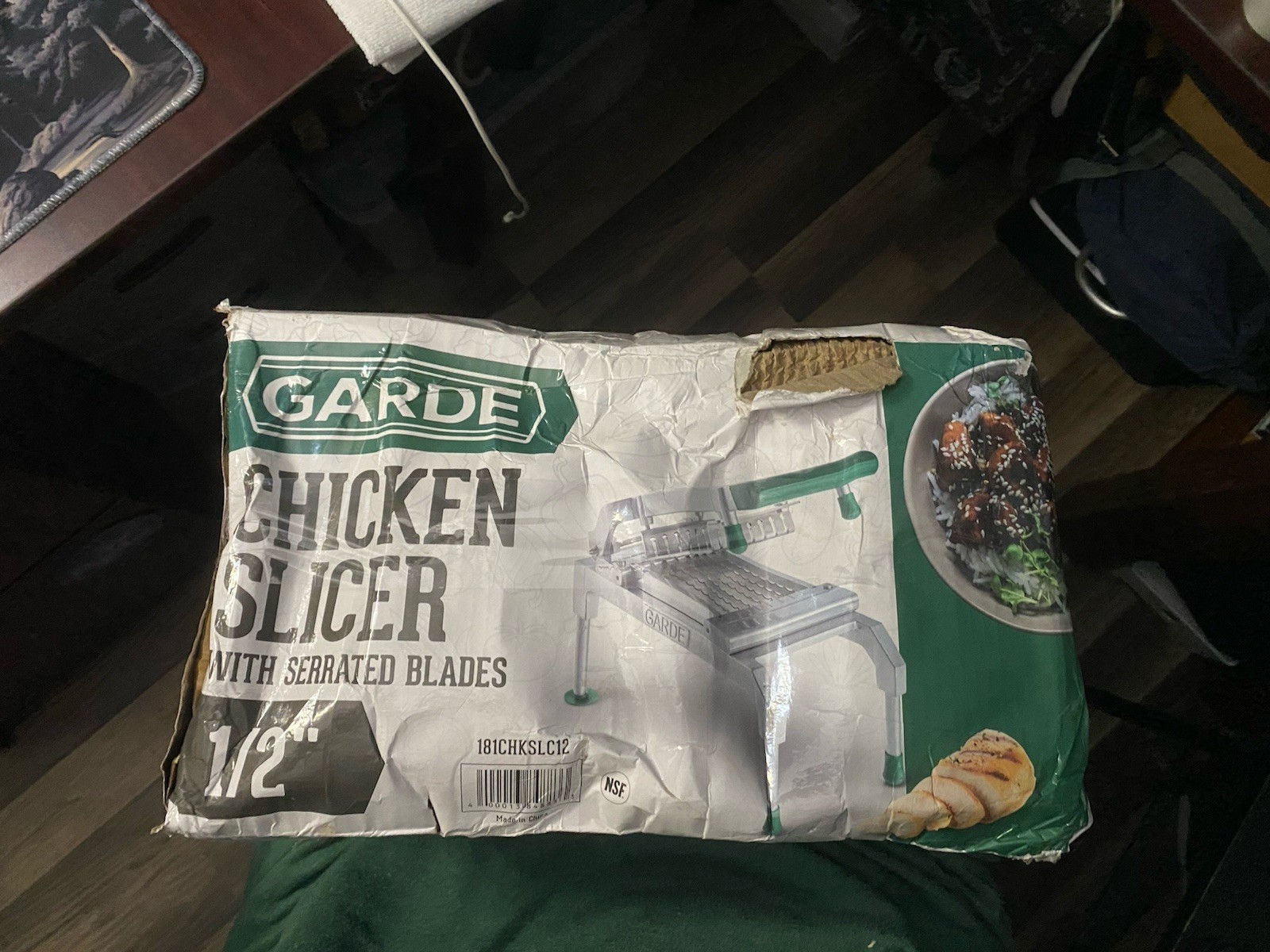 Garde CHKSLC12 Serrated Blade Cooked Chicken Slicer 1/2″