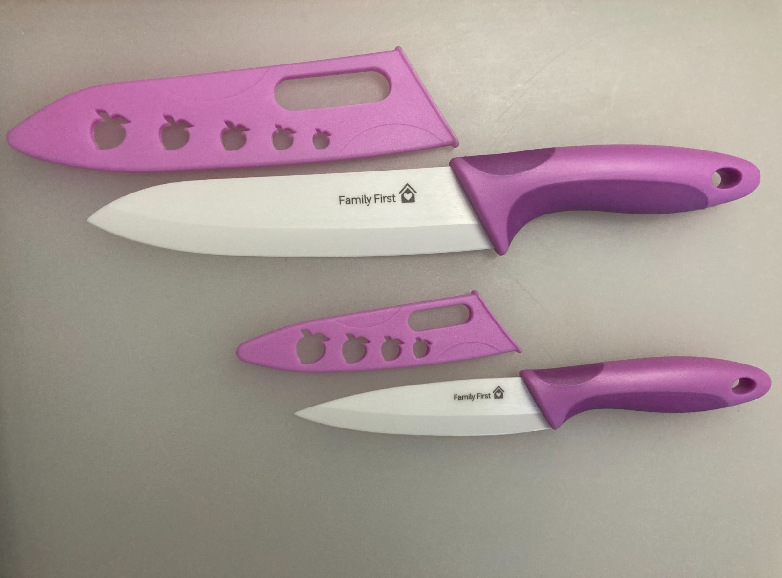 Gourmet Quality Ceramic Knife With Thicker Stronger Blade & Large Ergo-Handle