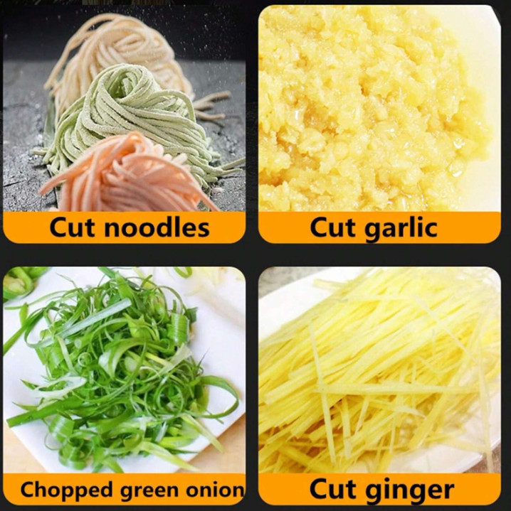 1 pc Stainless Steel Noodle Cutter Roller – Pasta Dough Slicer for Kitchen