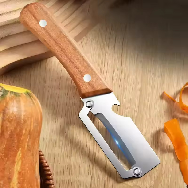 NEW 2 in 1 Multi-Functional Vegetable Peeler for Kitchen Stainless Steel Peeler