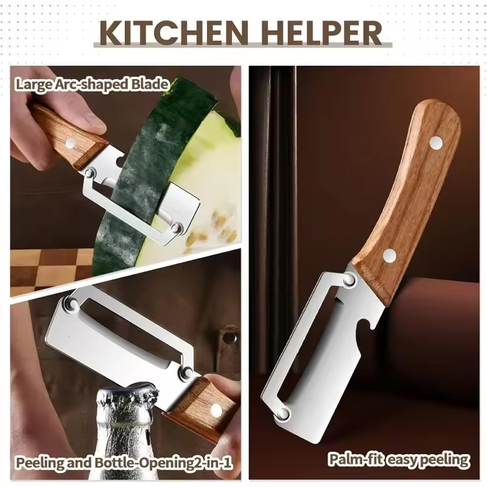 Multi-functional Vegetable Peeler for Kitchen, 2 in 1 Single Blade Peelers Tool