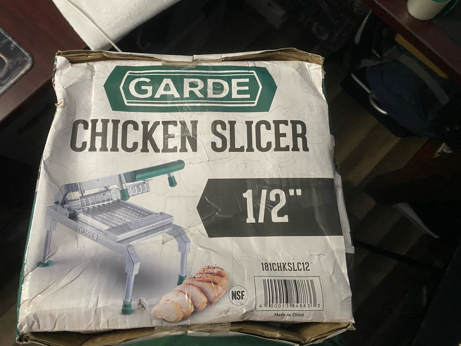 Garde CHKSLC12 Serrated Blade Cooked Chicken Slicer 1/2″