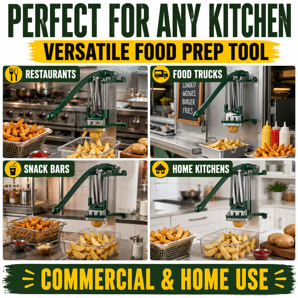 Heavy Duty 8 Wedge Potato Cutter Commercial French Fry Cutter Manual