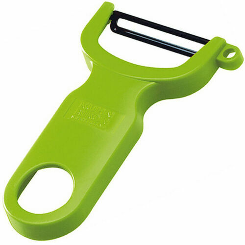 KUHN RIKON Original 4-Inch Easy Vegetable-Potato Peeler – Swiss Made – Green