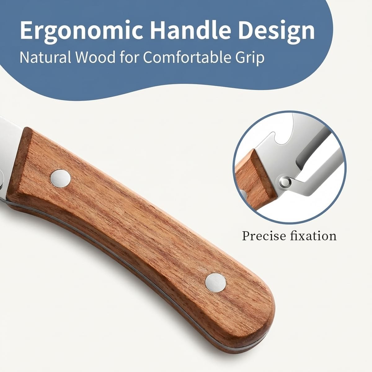 2 Pack 2 in 1 Multi Functional Vegetable Peeler with Bottle Opener and Wooden Ha