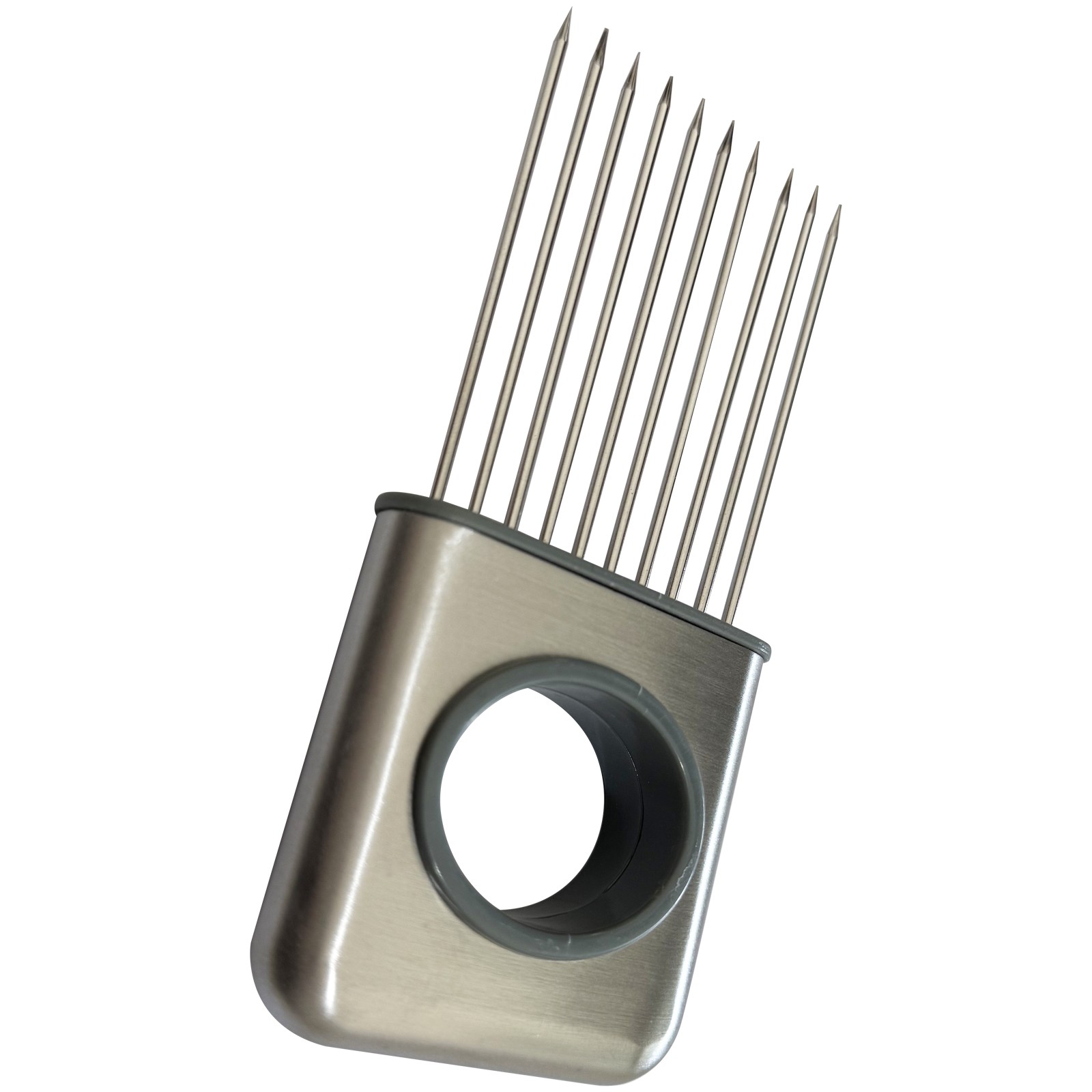 Onion Holder Slicer Vegetable tools Tomato Cutter Stainless Steel Kitchen Gadget