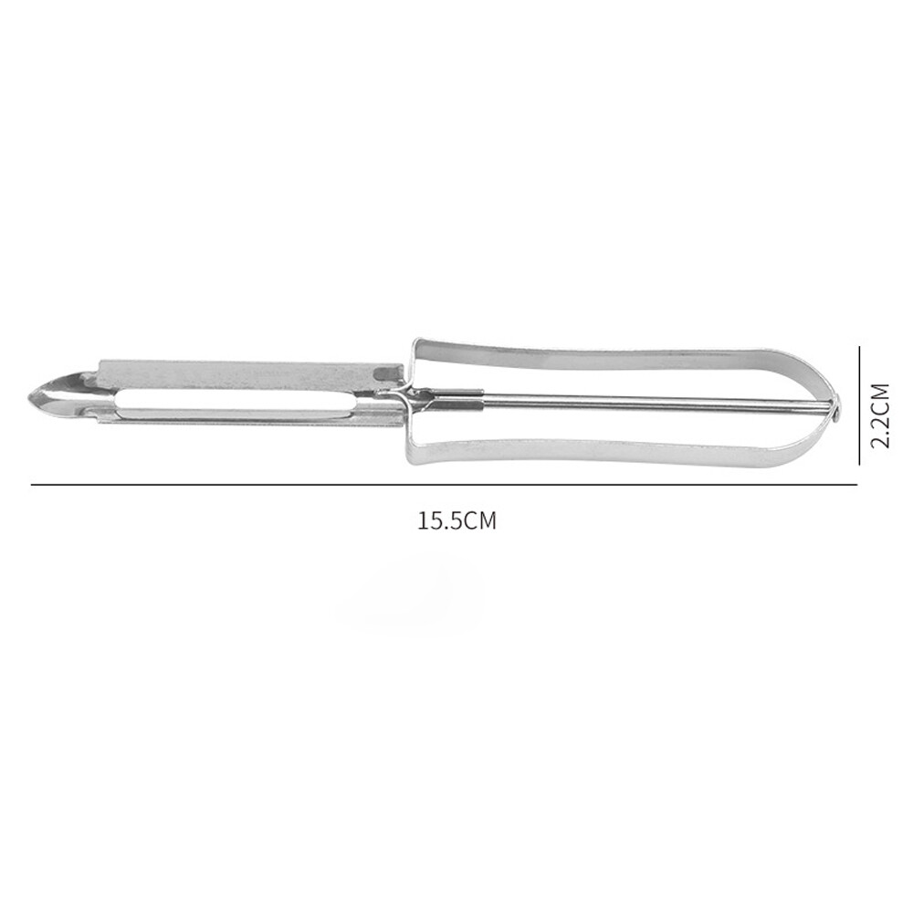 2X Old-School” Professional Vegetable Potato Carrot Peeler – Stainless Steel Bod