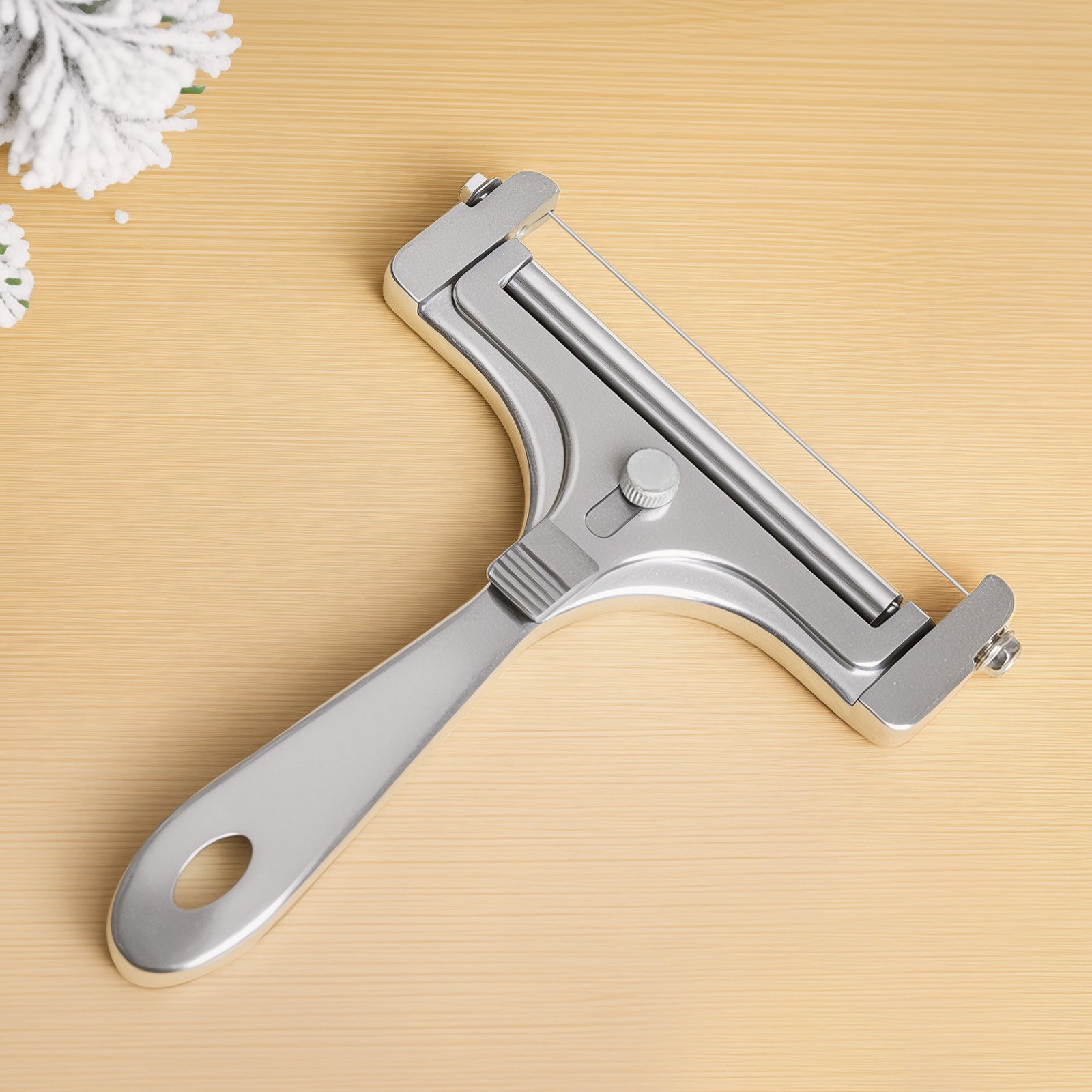 Stainless Steel Cheese Slicer Adjustable Thickness Wire Cheese Cutter Perfectly