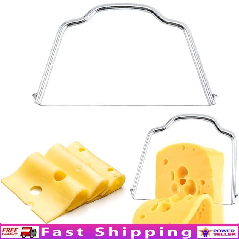 2 Pack Stainless Steel Cheese Slicer Durable Cutter Cheese Butter Avocado New