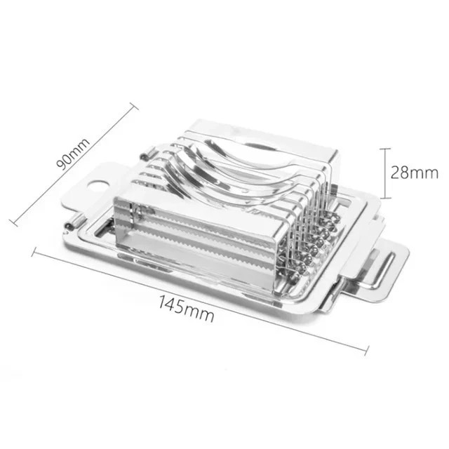 Stainless Steel Boiled Egg Slicer Cutter Mushroom Tomato Ham Kitchen Chopper USA