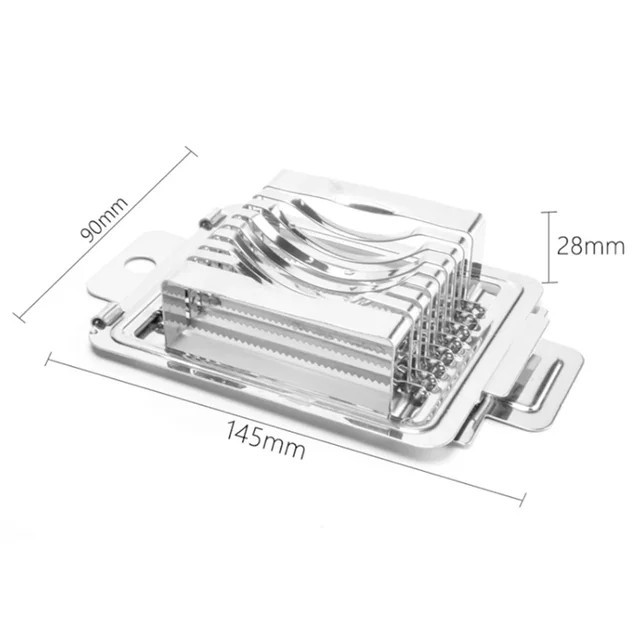 Stainless Steel Boiled Egg Slicer Cutter Mushroom Tomato Ham Kitchen Chopper USA