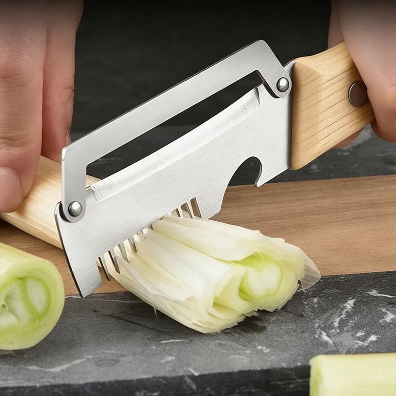 NEW 2 in 1 Multi-Functional Vegetable Peeler for Kitchen Stainless Steel Peeler*