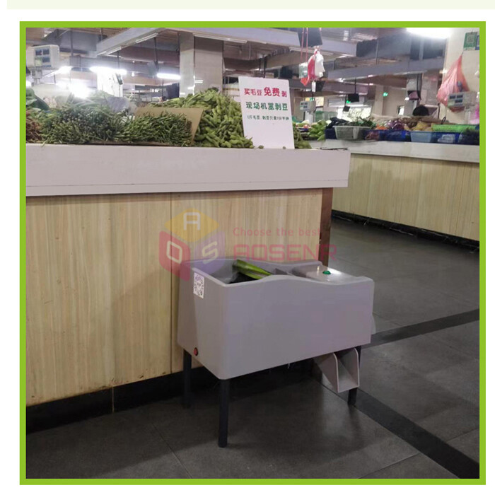 Electric Green Soybean Shelling Machine Pea Peeler Edamame Peeling Machine