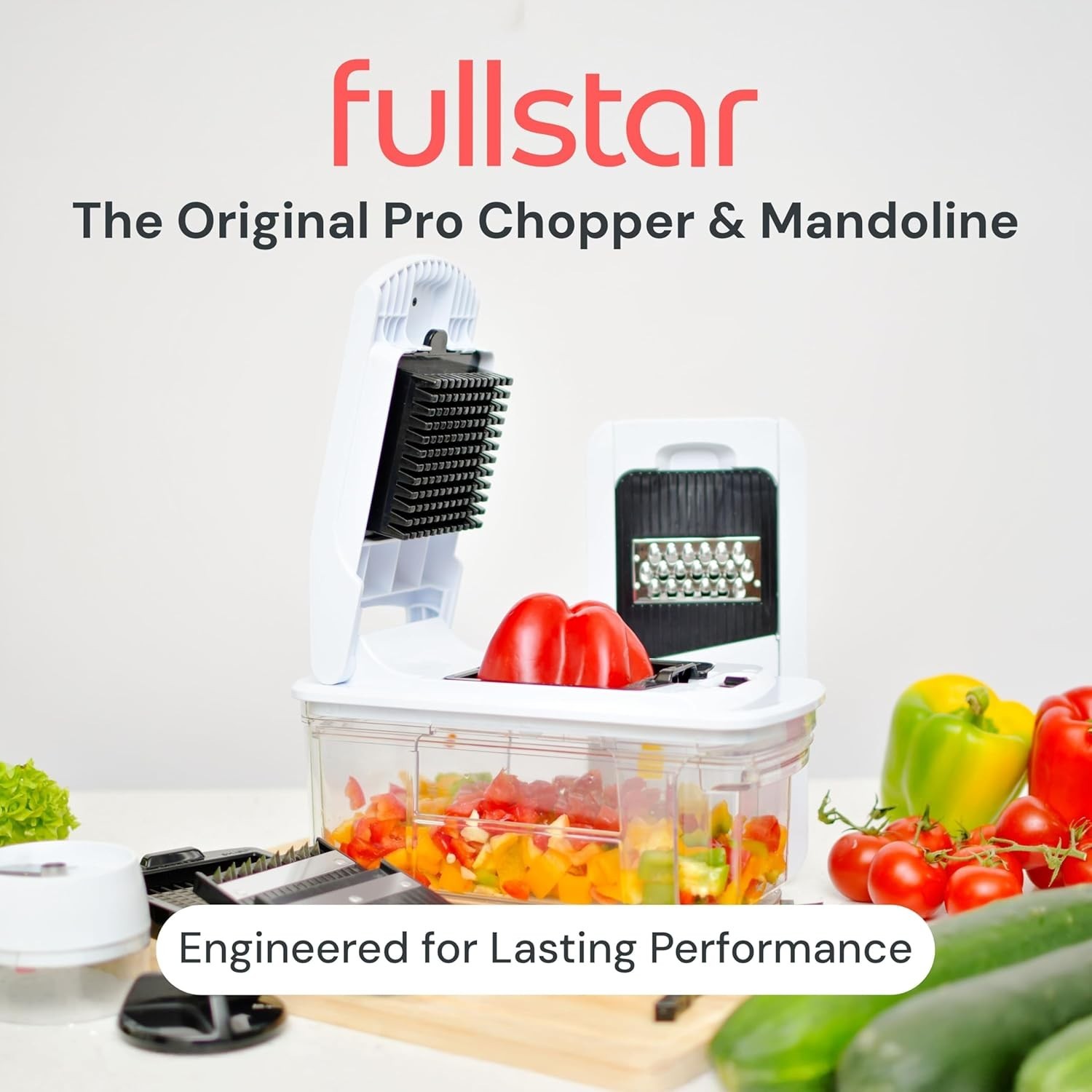 XL Vegetable Chopper & Mandoline Slicer – Vegetable, Onion, Potato, Food, Veg…