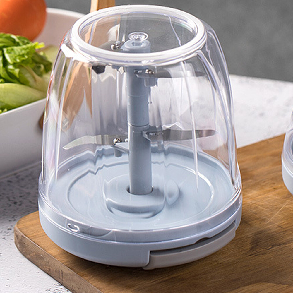 US 1-2 Pc Hand Blender Kitchen Tool Pull Vegetable Food Chopper Slicer Processor