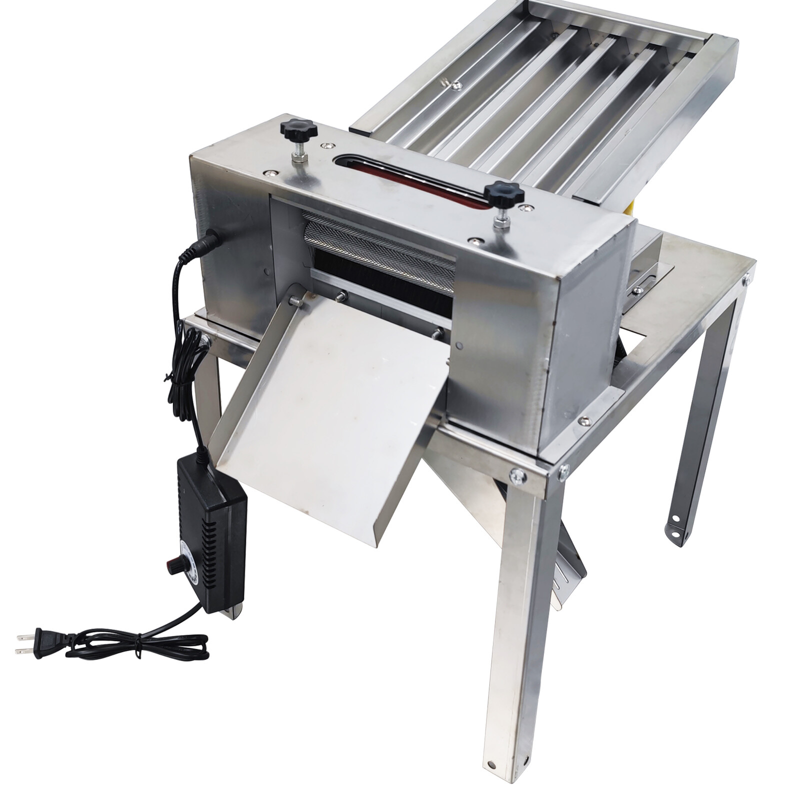 Stainless steel Pea Peeling Machine Edamame Sheller 110V 110Lbs (60KG)/h Output