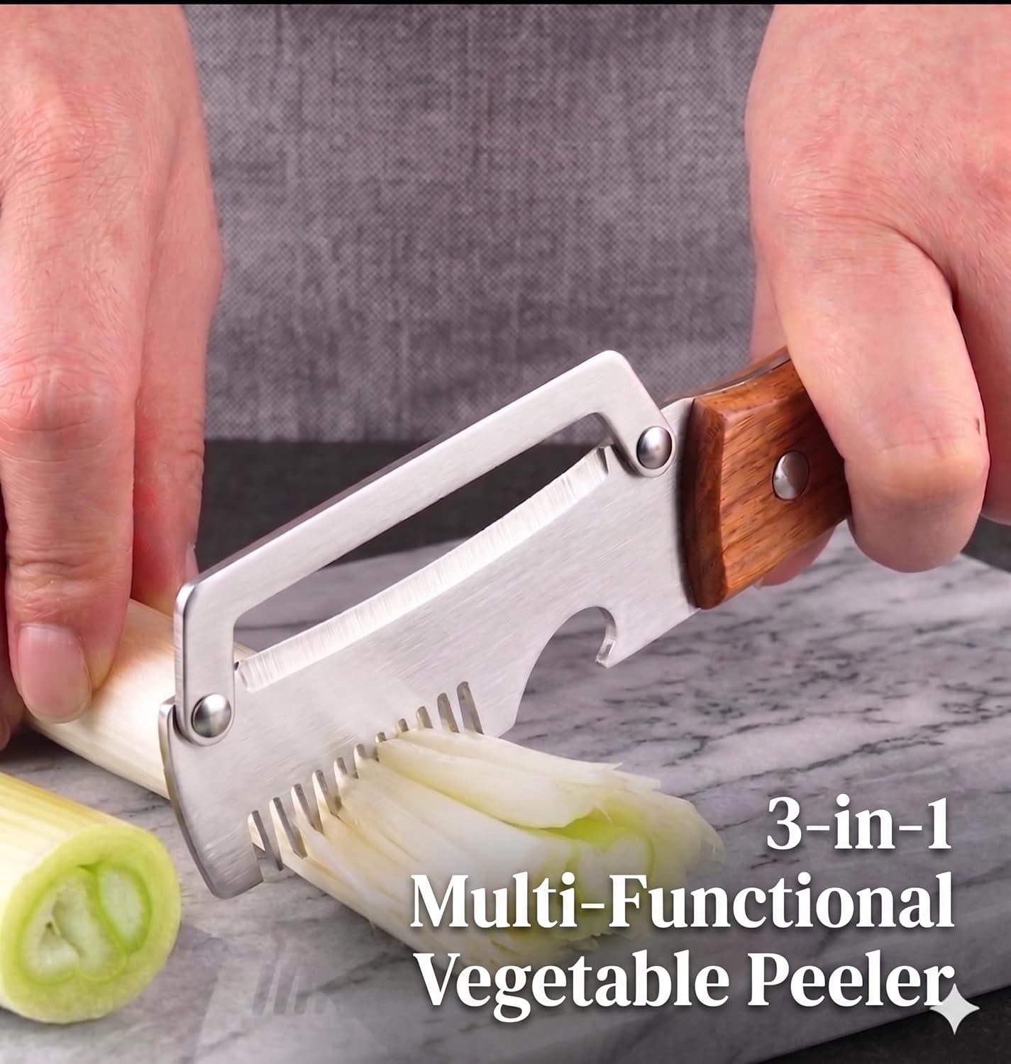 Vegetable Peeler Stainless Steel Multi-Function 2-in-1 3-in-1 Kitchen Tool