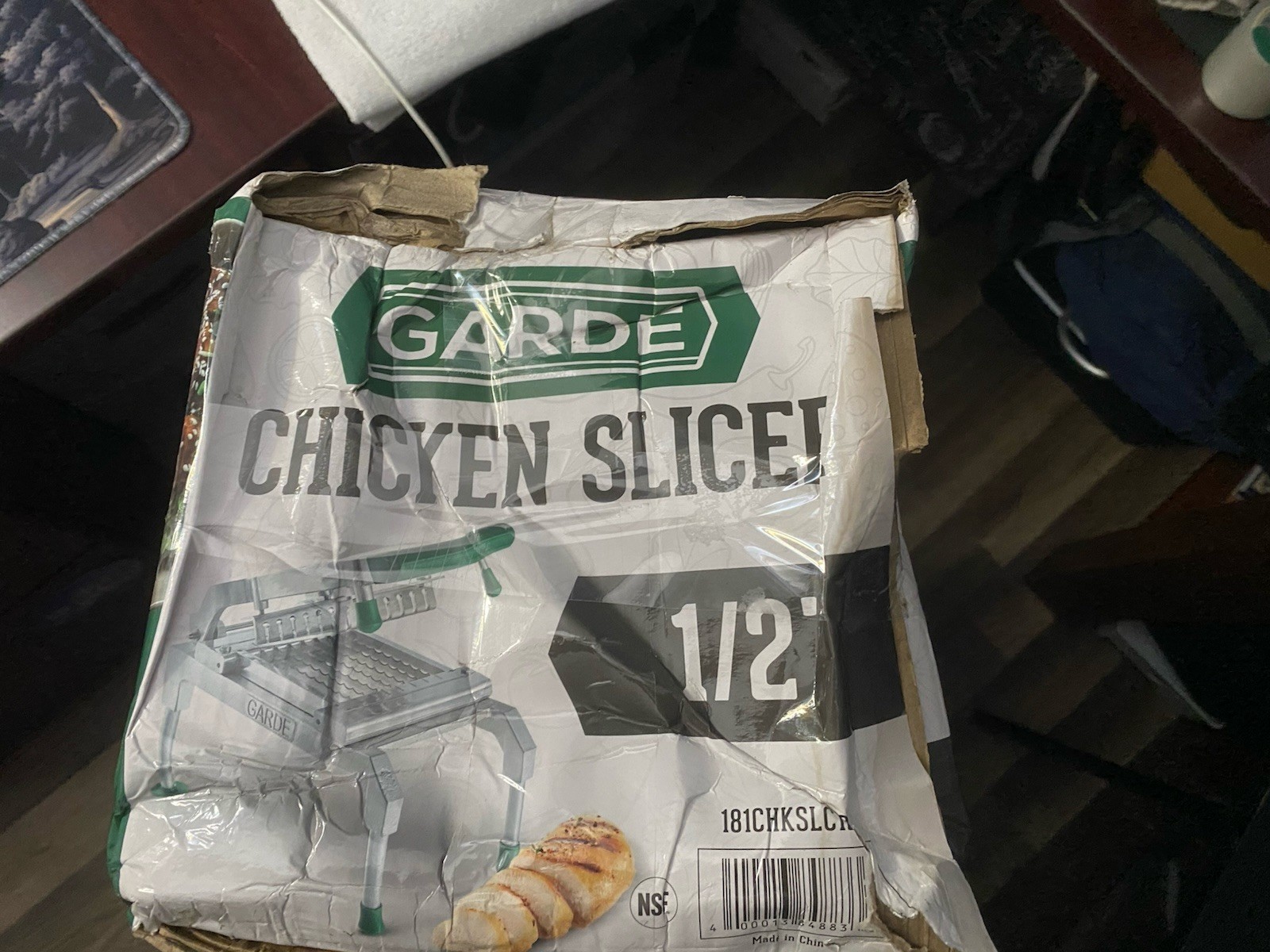 Garde CHKSLC12 Serrated Blade Cooked Chicken Slicer 1/2″