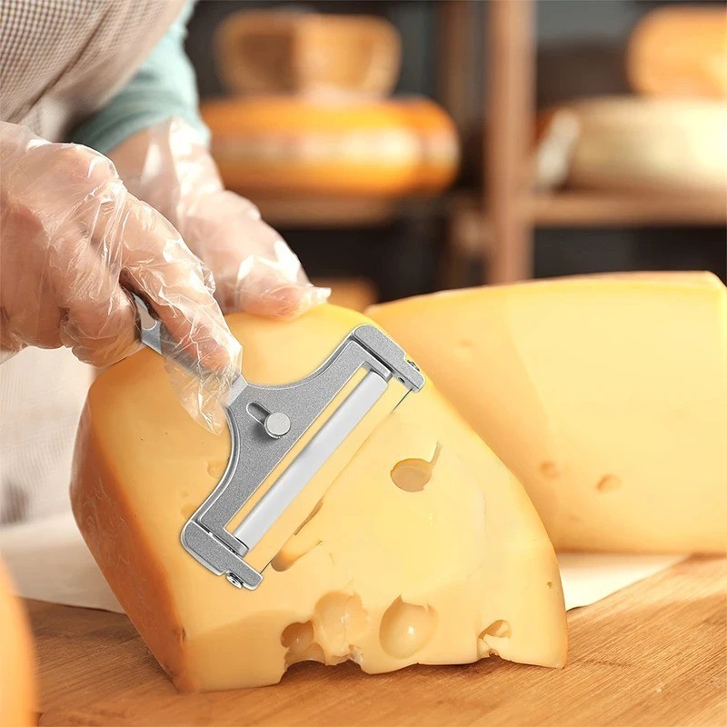 Stainless Steel Adjustable Cheese Slicer Wire Cutter for Thick or Thin Slices US