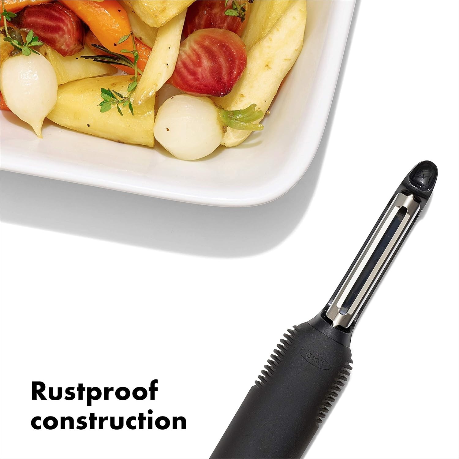 Good Grips Swivel Vegetable Peeler – Black – Manual