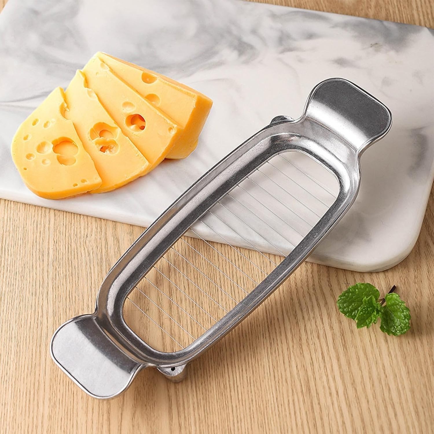 Stainless Steel Butter Cutter Slicer Cheese Cube Cutter Ergonomic Handle