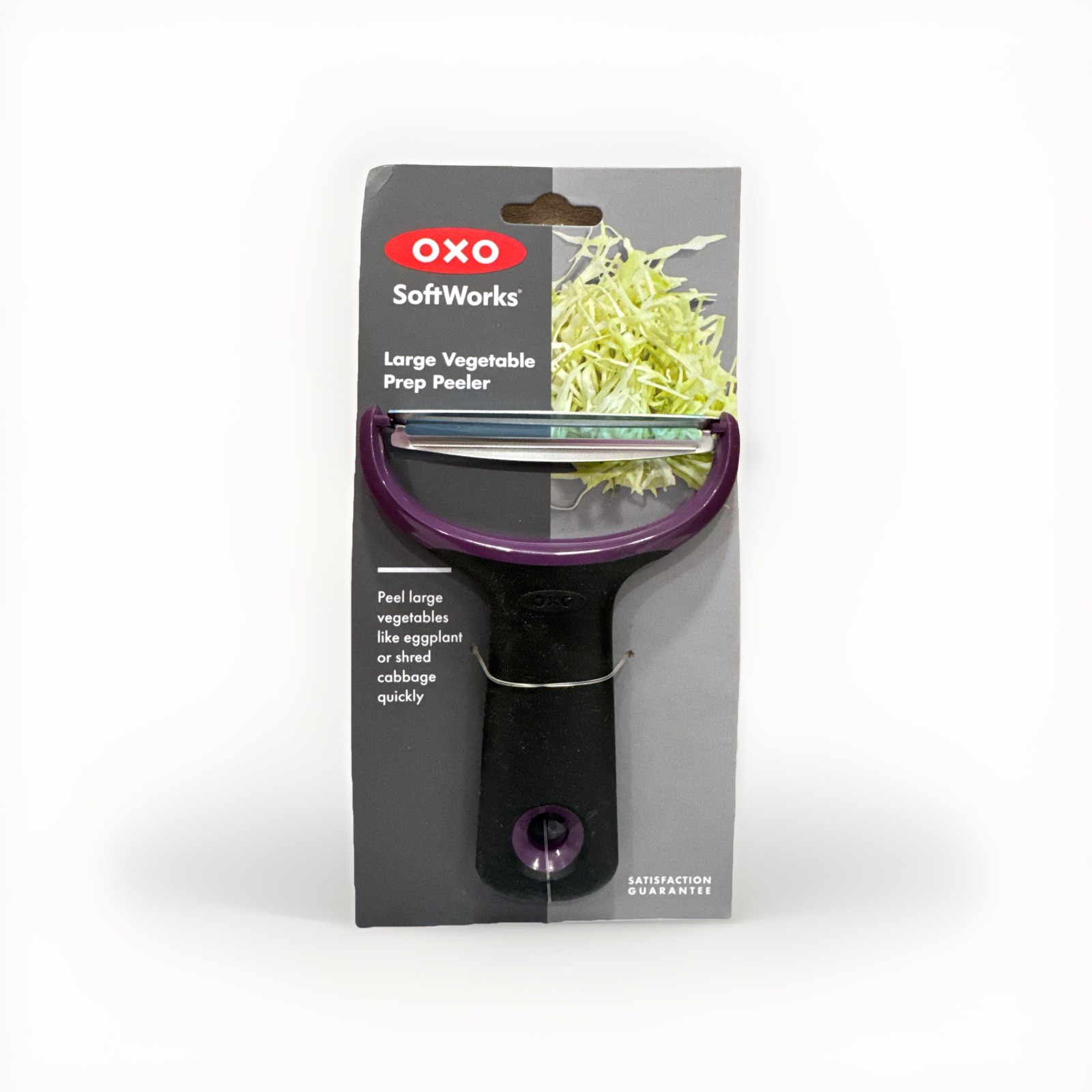 OXO Soft Works Large Vegetable Prep Peeler Stainless Steel Blade Rubber Grip NEW