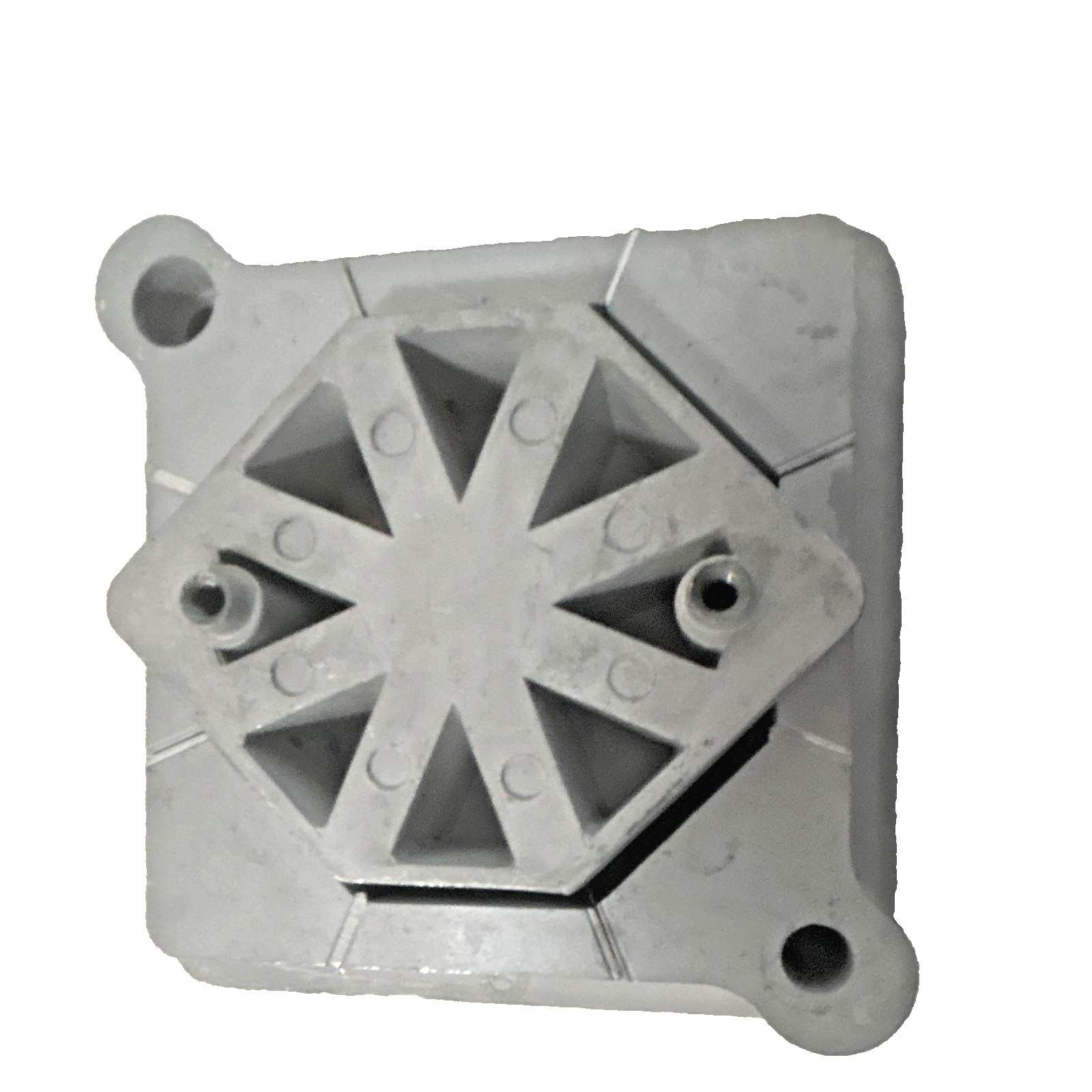 Gray Metal Wedge Slicer Insert & Base Attachment for Fruit & Vegetables