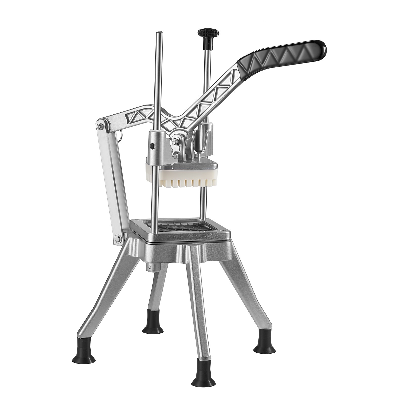 Uimoso Commercial French Fry Cutter with 4 Interchangeable Blades