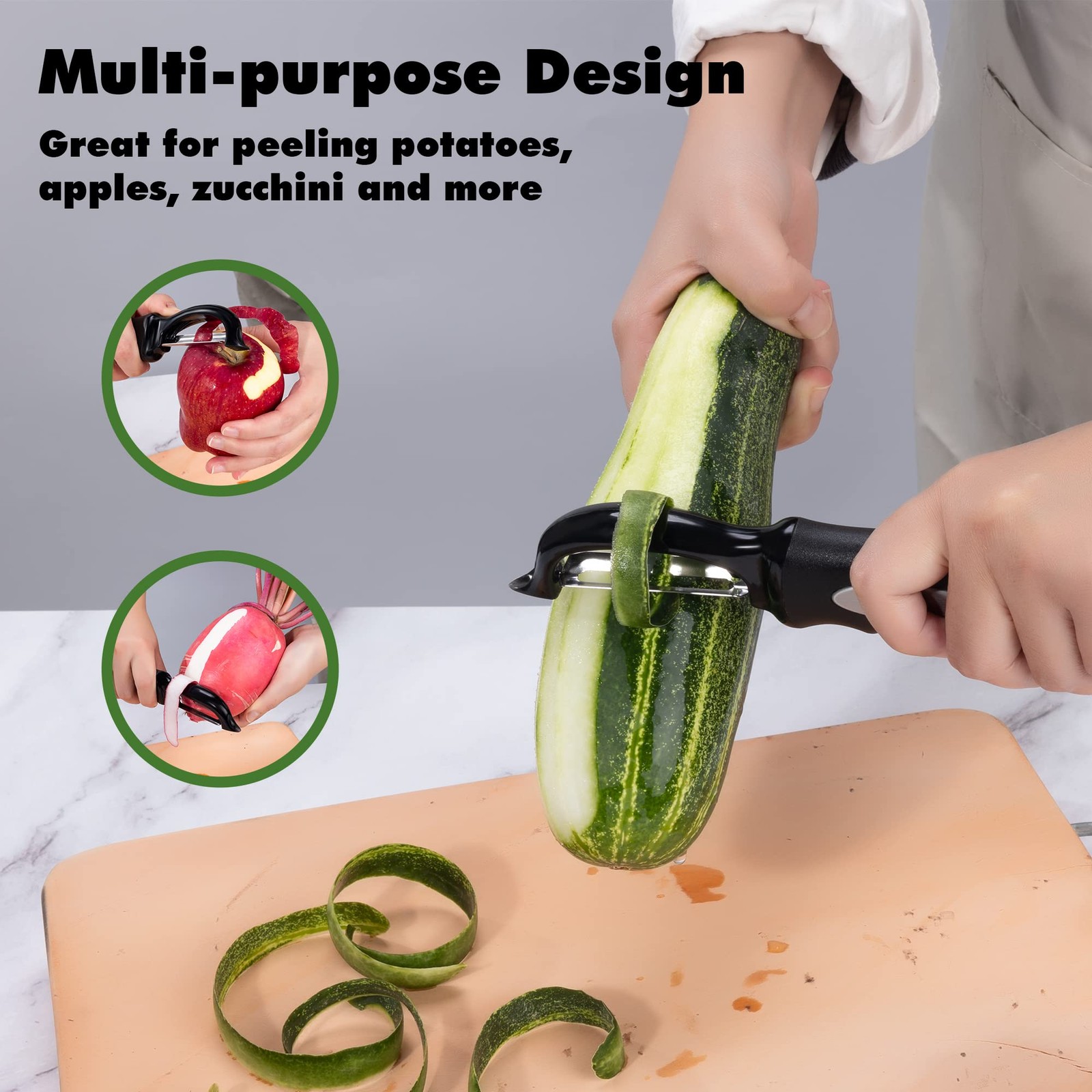 Vegetable Peeler Potato Peelers for Kitchen Sharp Stainless Steel Blades Veggie