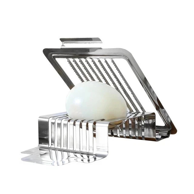 Stainless Steel Boiled Egg Slicer Cutter Mushroom Tomato Ham Kitchen Chopper USA