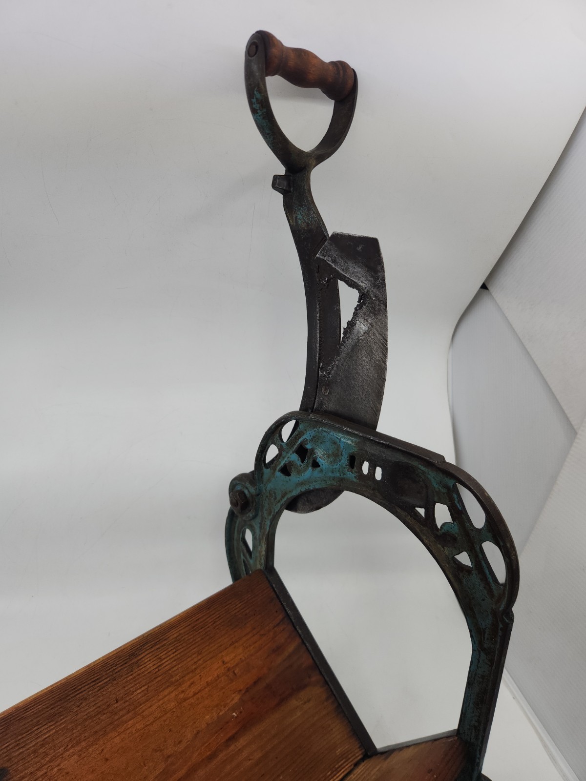 Antique No. 3 Cast Iron Manual Bread Slicer Primitive Farmhouse Kitchen Decor