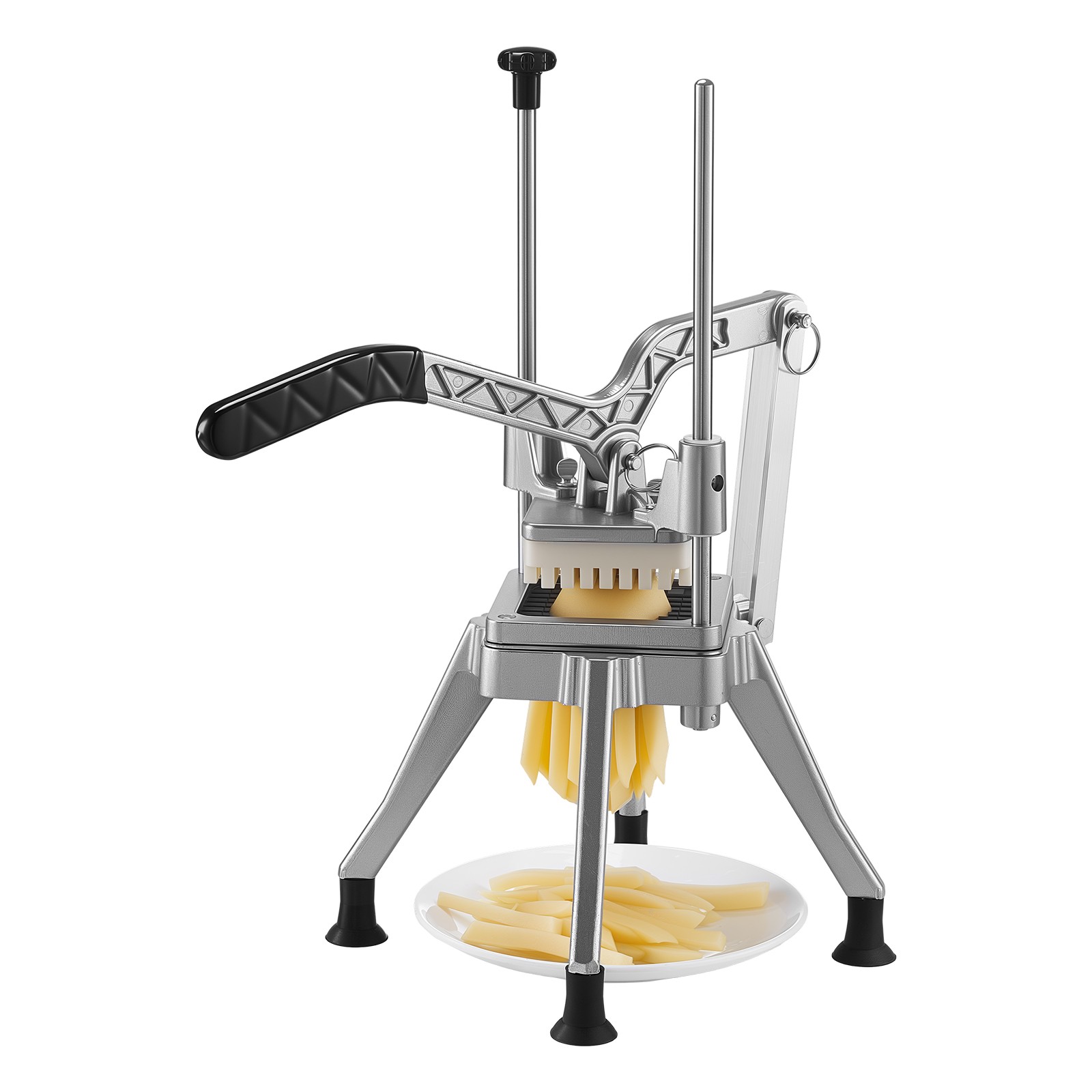 VEVOR French Fry Cutter Commercial Vegetable Chopper with 4 Replacement Blades