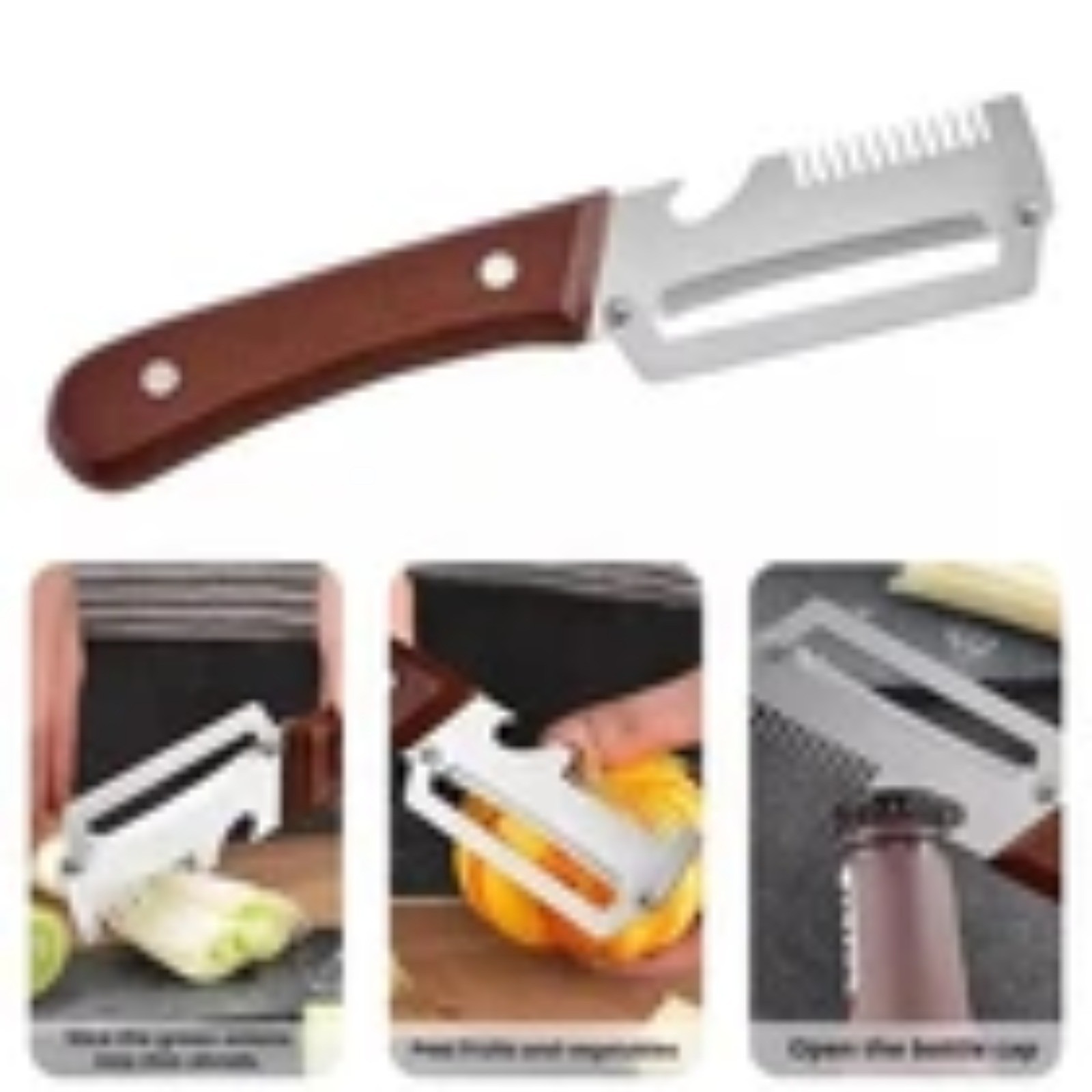 NEW 2 in 1 Multi-Functional Vegetable Peeler for Kitchen Stainless Steel Peeler
