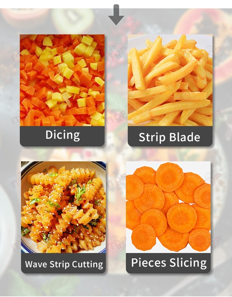 Vegetable Slicer｜4 in1｜Electric｜Potato Chip Cutter｜ 6/7 Blades｜No Tariffs In US