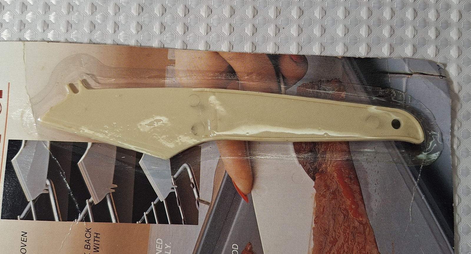 Vintage 4-in-one Oven Helper Scraper Plastic Unique Kitchen Gadget GSL New