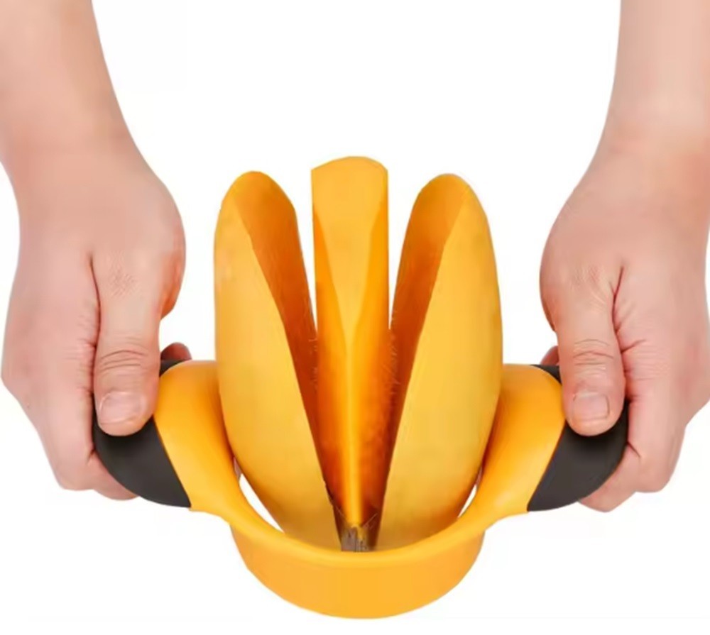 1-Pack Mango Slicer & Pitter –Ergonomic Mango Splitter with Non-Slip Rubber Grip