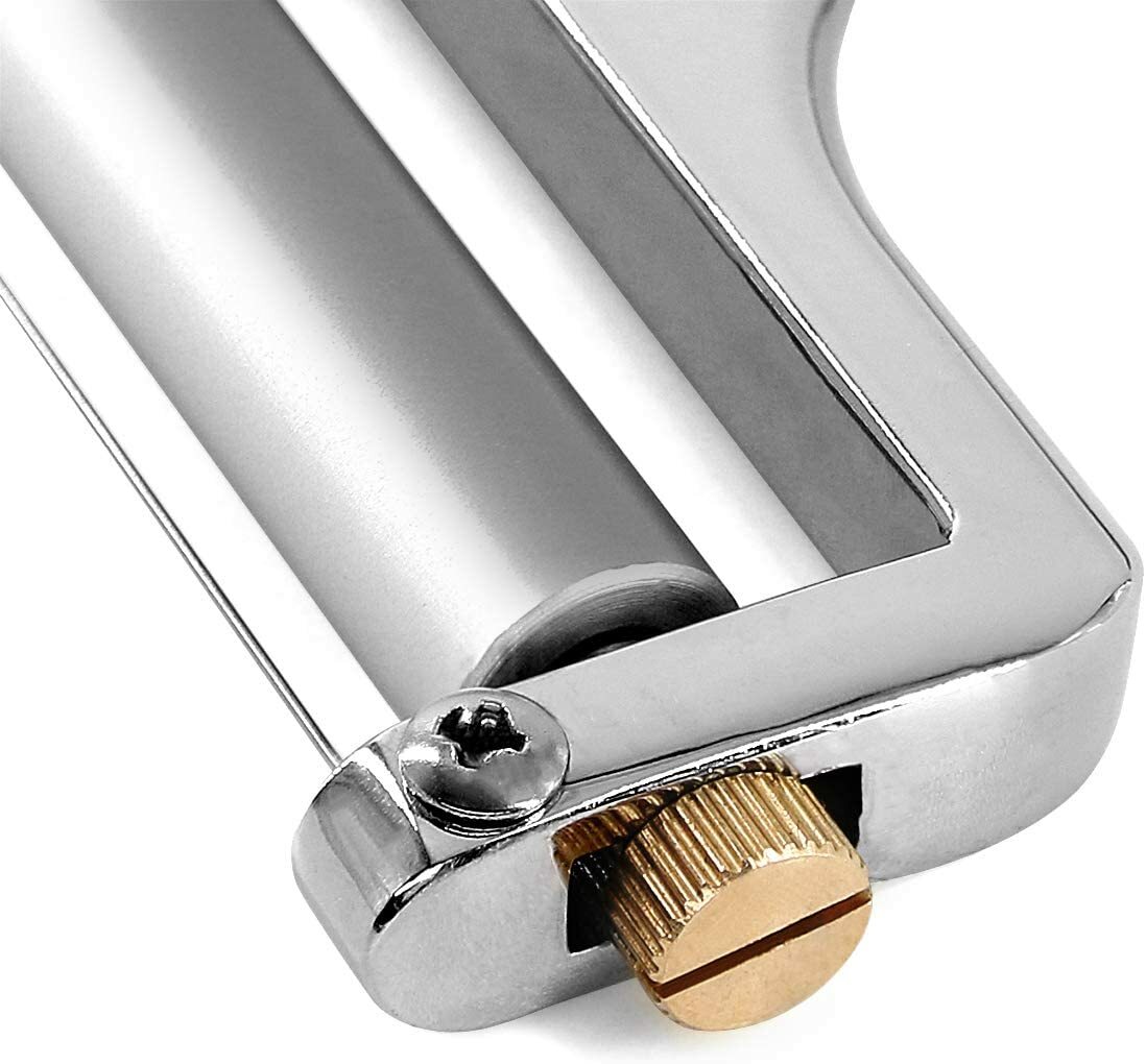Thickness Adjustable Wire Cheese Slicer Cutter Stainless Steel-SEE VIDEO