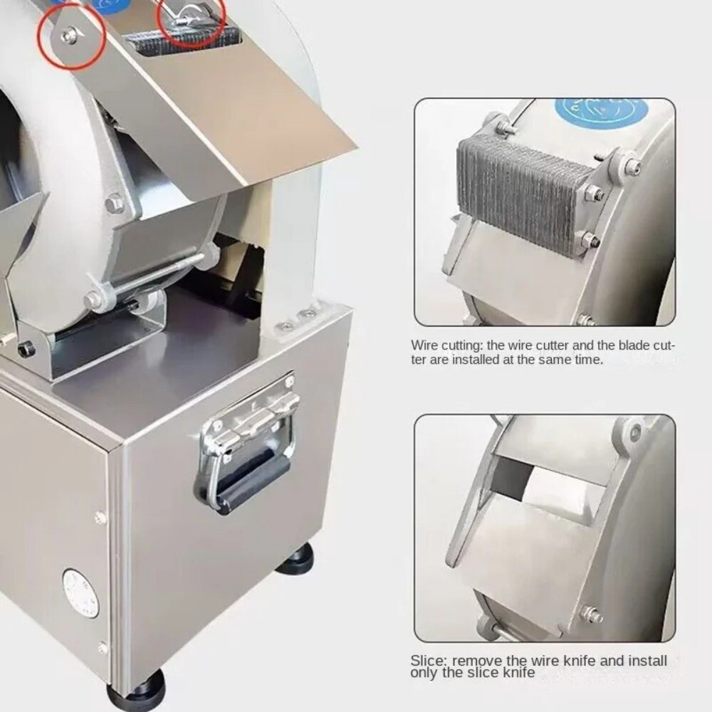 180W Practical Commercial Electric Potato Carrot Slicer Potato Radish 220v