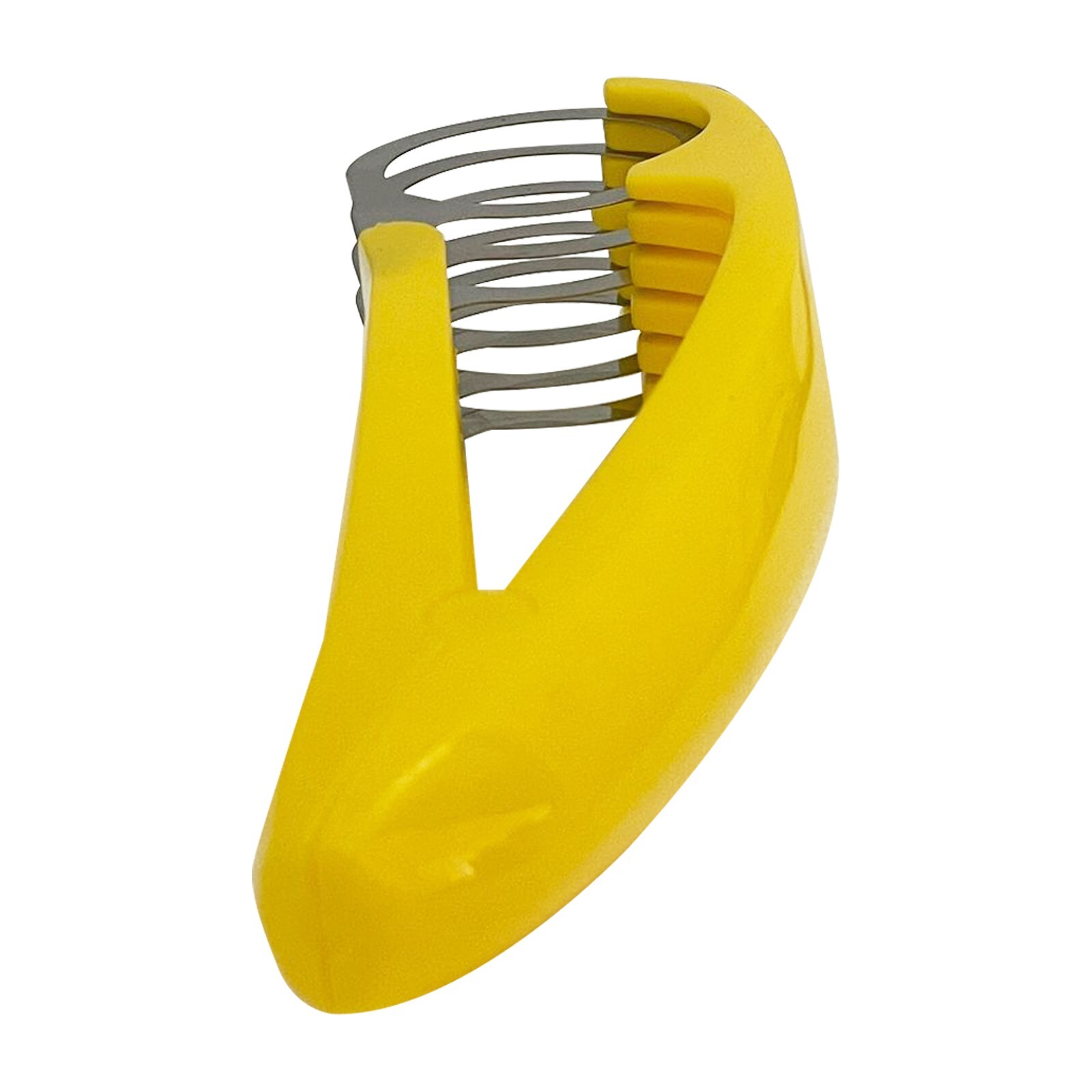 5 Slice Banana Slicer PP+Stainless Fruit Vegetable Salad Cutter Kitchen Tools